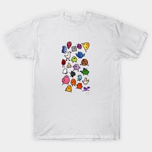 Bird Menagerie Doodle T-Shirt